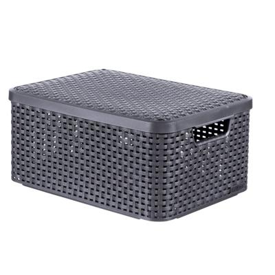 Curver style mand m met deksel antraciet