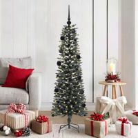 VidaXL Kunstkerstboom met 150 led groen 150 cm pvc en plastic en staal - thumbnail