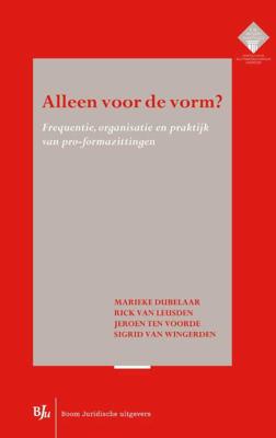 Alleen voor de vorm? (Paperback)