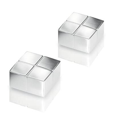 Sigel Neodymium magneet C10 Extra-Strong (b x h x d) 20 x 10 x 20 mm Dobbelsteen Zilver 2 stuk(s) BA704
