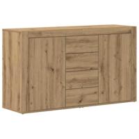Dressoir met lade Artisan Eiken 120 x 36 x 69 cm Bewerkt hout - thumbnail