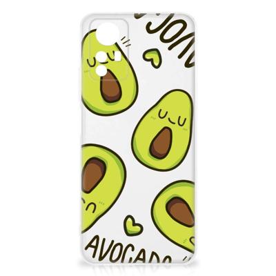 Xiaomi Redmi Note 12S Telefoonhoesje met Naam Avocado Singing Xiaomi Redmi Note 12S Telefoonhoesje met Naam Avocado Singing