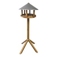 Esschert Design Voedertafel driehoekig met zinken dak FB431 - thumbnail