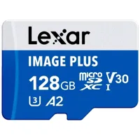 Lexar Image Plus 128GB MicroSD UHS-I V30 - R100 MB/s - thumbnail
