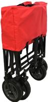 Outdoor Opvouwbare Bolderwagen Rood/Grijs/Zwart - thumbnail