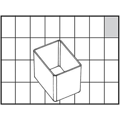 Raaco Inzet box, afm a9-1, h: 47 mm, afm 55x39 mm, 1 stuk