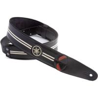 Yamaha RightOn! Race Vegana Guitar Strap Black & Ivory gitaarband - thumbnail
