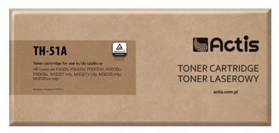 Actis Tonercartridge TH-51A (vervanging HP 51A Q7551A; Standaard; 6500 pagina's; zwart)