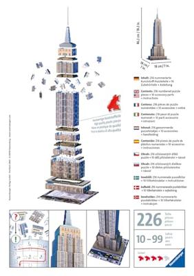 Ravensburger puzzel 3D gebouwen midi empire state building 216 stukjes