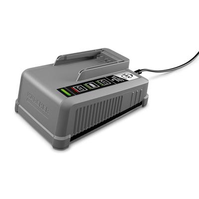 Kärcher Power+ snellader, 18/60, acculader compatibel met alle 18 V Kärcher Battery Power en Kärcher Battery Power+ lithiumbatterijen