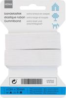 HEMA Band Elastiek (wit) - thumbnail