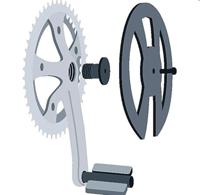 RIXEN & KAUL kettingbescherming "unidisk" chain guard disc r&k plastic b - thumbnail