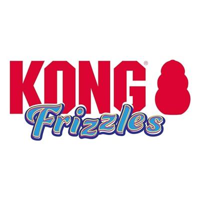 KONG FRIZZLE RAZZLE MET PIEP EN KREUKEL GELUID VERSTEVIGD 16,5X12,5X6 CM