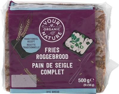 Your Organic Nature Roggebrood fries bio 500 Gram