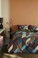 Beddinghouse Beddinghouse Roan dekbedovertrek Olive Green 200x200/220 - thumbnail