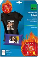 Sigel T1157 T-shirt transferfolie 250 g/m² 12 vellen - thumbnail