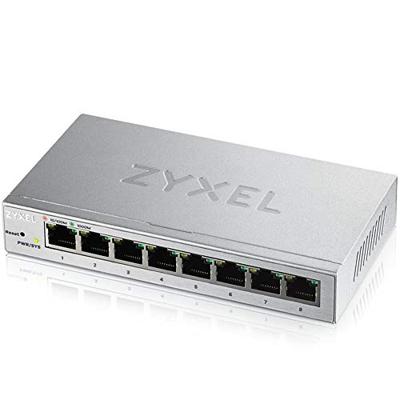 ZyXEL GS1200-8 Managed Gigabit Ethernet (10/100/1000) Zilver