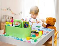 HAN HA-1200-80 Toolbox Loft Mobiele Organiser Lime Groen 4 Vakken Met Uitneembaar - thumbnail