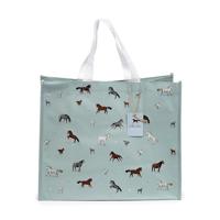 Wilgen Boerderij Paarden Duurzame Shopper Tas - thumbnail