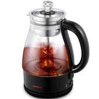 Fully Automatic Small Capacity Glass Electric Steam Teapot Black Tea Boiled Teapot (Upgraded) - thumbnail