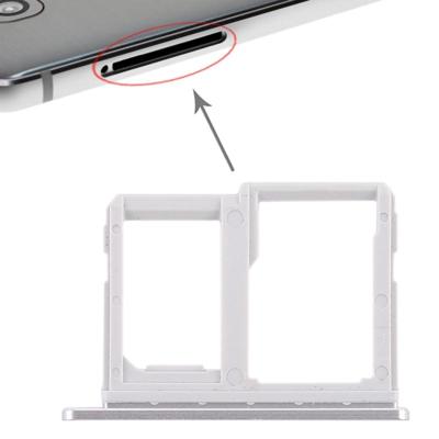 SIM-kaarthouder + Micro SD Card lade voor LG V6 / M700 / M700N / G6 Mini (zilver)