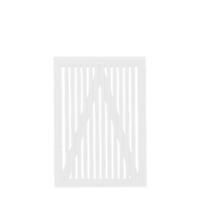 Wit Houten Tuinpoort Sendai 100 x 140 CM - thumbnail