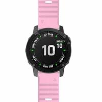 By Qubix - Siliconen bandje - Roze - Compatible met Garmin Quatix 8-51mm - Compatible Garmin bandje - thumbnail