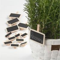 Creativ Company Schoolbord met wasknijpers, afm 4x2 cm, 12 stuk/ 1 doos - thumbnail