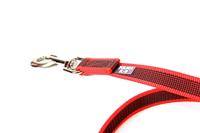 IDC Color & Gray Gegumeerde lijn, 20 mm x 10 m met lus, rood-grijs - thumbnail