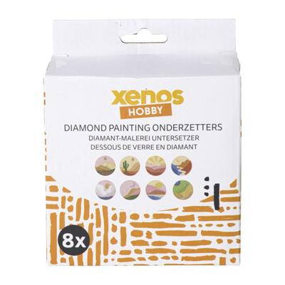 Diamond painting onderzetters - set van 8