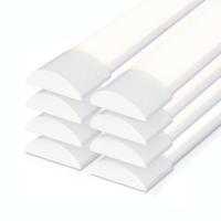 Set van 8 LED Batten 120cm - 40 Watt 5600 lumen (140lm/W) - 4000K neutraal wit - Vervangt 330W - Samsung SMD LED chips - Flikkervrij - IP20 Stofdicht - Onderbouwverlichting - thumbnail