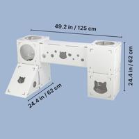 TRIXIE KATTENMEUBEL FINCA FELICE KARTON WIT 125X62X62 CM - thumbnail