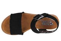 Skechers Sandalen Bobs Desert Kiss - Adobe Princess 113541/BLK Zwart-38 maat 38 - thumbnail