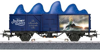 Marklin goederenwagon Jim Knoop Zee digitaal 1:87 staal blauw
