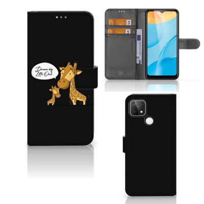 OPPO A15 Leuk Hoesje Giraffe OPPO A15 Leuk Hoesje Giraffe