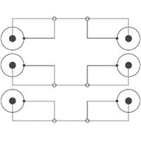 SpeaKa Professional Composite cinch AV Aansluitkabel [3x Cinch-stekker - 3x Cinch-stekker] 2.00 m Zwart - thumbnail