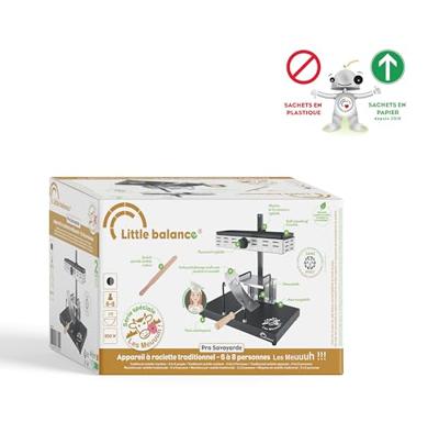 Raclettemachine - LITTLE BALANCE - Savoyarde half wiel - 850 W - 6 personen - Meuuuh design / RVS