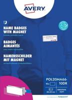 Avery-Zweckform POL20MA66-10DR Naamplaatje (b x h) 68 mm x 22 mm 10 stuk(s) - thumbnail