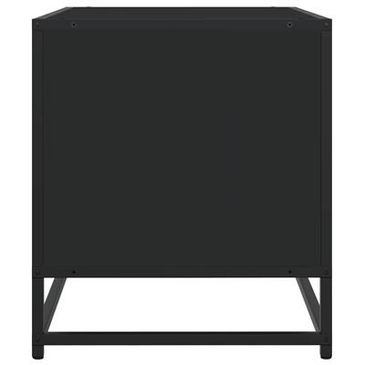 Tv-meubel 270x40x46 cm bewerkt hout zwart