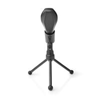 Nedis Microfoon |Bedraad | 1x USB | 1 stuks - MICTU100BK MICTU100BK - thumbnail