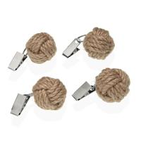 Tafelkleedclip Versa 3,8 x 3,8 x 3,8 cm 4 Onderdelen - thumbnail