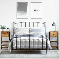 Nachtkastje met lade 2 pcs Bruin 33,5 x 36 x 70 cm - thumbnail