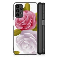 Samsung Galaxy A13 4G Bloemen Hoesje Roses - thumbnail