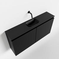 MONDIAZ TURE 100cm toiletmeubel urban. EDEN wastafel urban midden geen kraangat - thumbnail