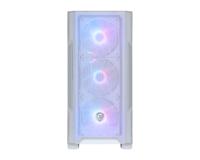 MSI MAG FORGE M100R Midi Tower Transparant, Wit - thumbnail