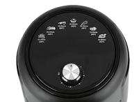 GourmetMaxx Heißluft-Fritteuse 2,3l 1000W schwarz Airfryer 1000 W Zwart - thumbnail