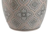 Bureaulamp Home ESPRIT Wit Beige Keramisch 50 W 220 V 43,5 x 43,5 x 61 cm - thumbnail
