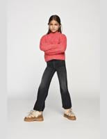 Kids ONLY winter jeansbroek meisjes - zwart - KogJuicy - wide leg fit - thumbnail