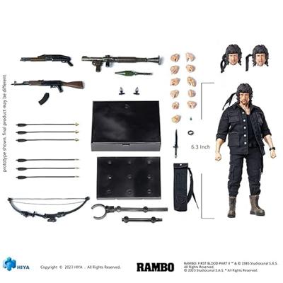 First Blood II Exquisite Super Series Actionfigur 1/12 First Blood II John Rambo 16 cm - thumbnail