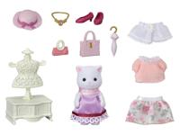 Gelede Figuren Sylvanian Families The Fashion Suitcase And Big Sister Persian Cat - thumbnail